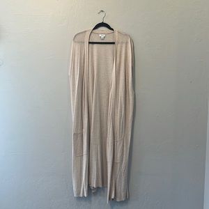 Plus size Old Navy sleeveless ankle length cardigan